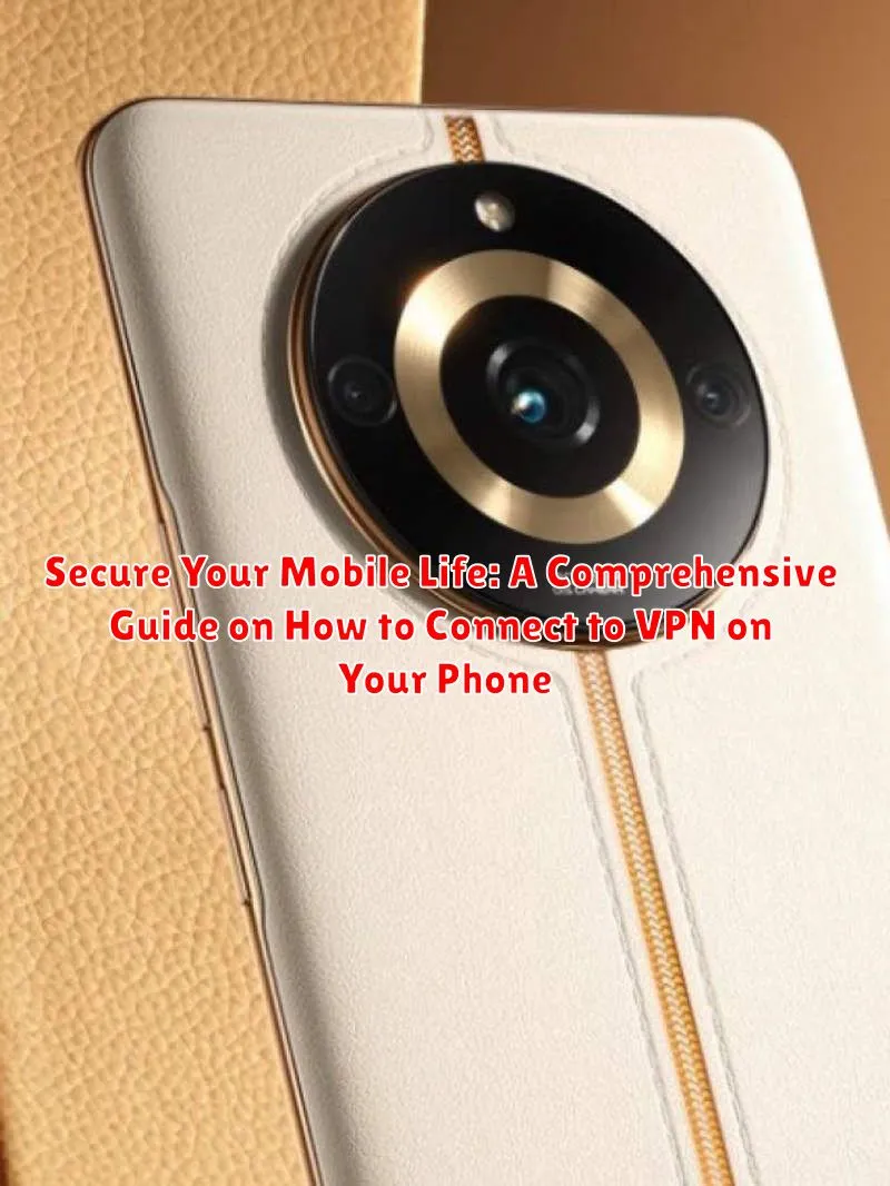 Secure Your Mobile Life: A Comprehensive Guide on How to Connect to VPN on Your Phone Secure Your Mobile Life: A Comprehensive Guide on How to Connect to VPN on Your Phone