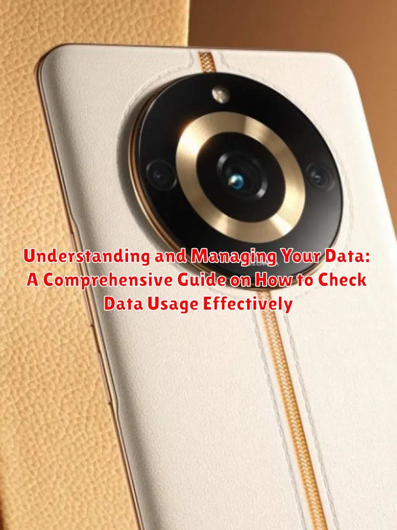 Understanding and Managing Your Data: A Comprehensive Guide on How to Check Data Usage Effectively Understanding and Managing Your Data: A Comprehensive Guide on How to Check Data Usage Effectively